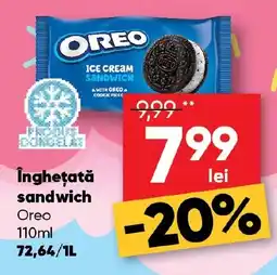 PROFI Îngheţată sandwich Oreo Ofertă