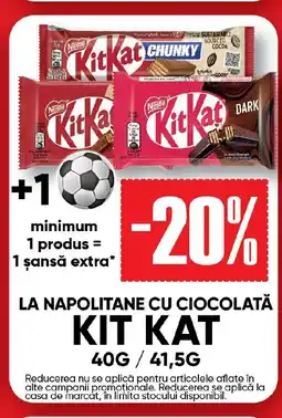 PROFI La napolitane cu ciocolată Kitkat Ofertă