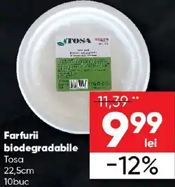 PROFI Farfurii biodegradabile Tosa Ofertă