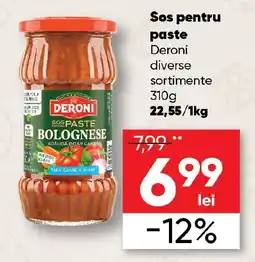 PROFI Sos pentru paste Deroni Ofertă