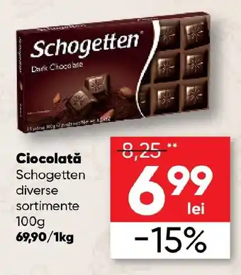 PROFI Ciocolată Schogetten Ofertă
