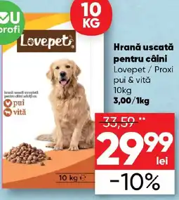 PROFI Hrană uscată pentru câini Lovepet / Proxi Ofertă