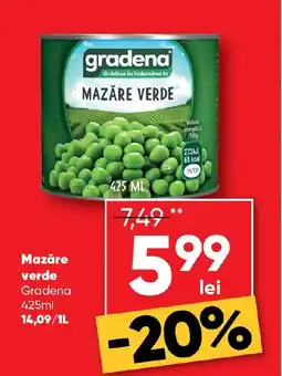 PROFI Mazăre verde Gradena Ofertă