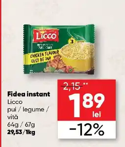 PROFI Fidea instant Licco Ofertă