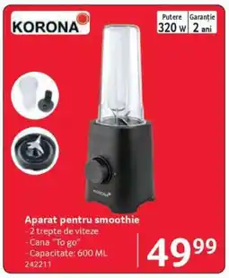 Selgros Aparat pentru smoothie Ofertă