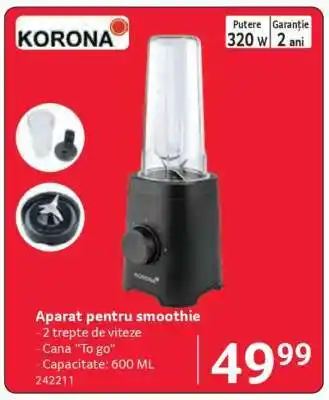 Selgros Aparat pentru smoothie Ofertă