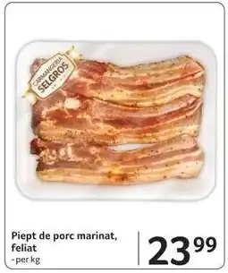 Selgros Piept de porc marinat, feliat Ofertă