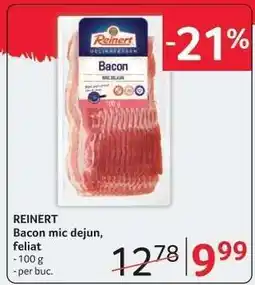 Selgros REINERT Bacon mic dejun, feliat Ofertă