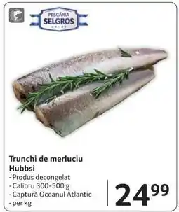 Selgros Trunchi de merluciu Hubbsii Ofertă