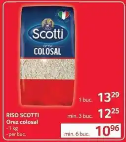 Selgros RISO SCOTTI Orez colosal Ofertă