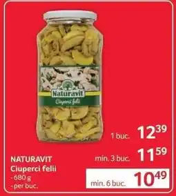 Selgros NATURAVIT Ciuperci felii Ofertă
