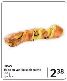 Selgros LIDAS Twist cu vanilie și ciocolată Ofertă