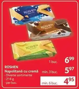 Selgros ROSHEN Napolitană cu cremă Ofertă