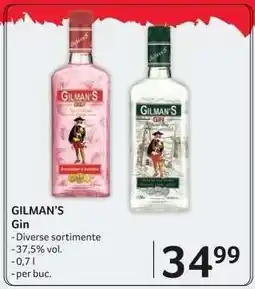 Selgros GILMAN’S Gin Ofertă