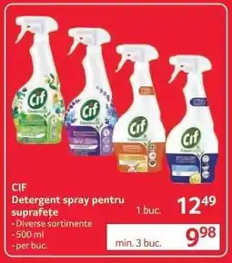 Selgros CIF Detergent spray pentru suprafețe Ofertă