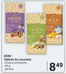 Selgros HEIDI Tabletă de Ciocolată Ofertă