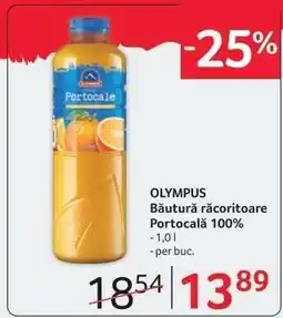 Selgros OLYMPUS Băutură răcoritoare Portocală 100% Ofertă