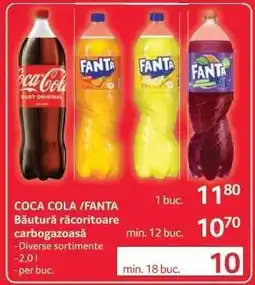 Selgros COCA-COLA / FANTA Băutură răcoritoare carbogazoasă Ofertă