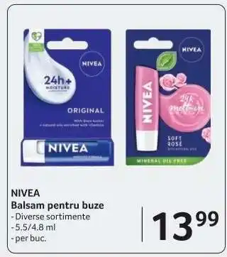 Selgros NIVEA Balsam pentru buze Ofertă