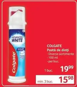 Selgros COLGATE Pastă de dinți Ofertă