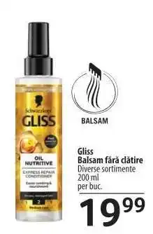 Selgros Gliss Balsam fără clătire Ofertă