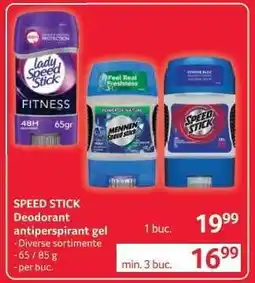 Selgros SPEED STICK Deodorant antiperspirant gel Ofertă