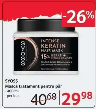 Selgros SYOSS Ofertă
