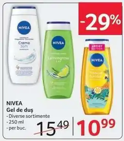 Selgros NIVEA Gel de duş Ofertă