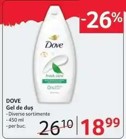 Selgros DOVE Gel de duș Ofertă