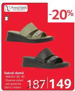 Selgros Saboți damă Ofertă