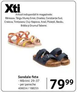 Selgros Sandale fete Ofertă