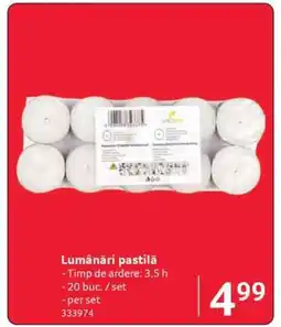 Selgros Lumânări pastilă Ofertă