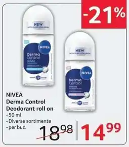 Selgros NIVEA Derma Control Deodorant roll on Ofertă
