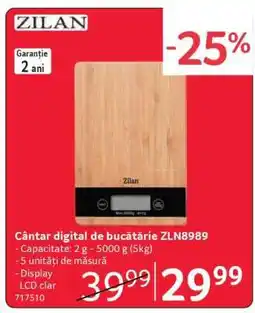 Selgros Cântar digital de bucătărie ZLN8989 Ofertă