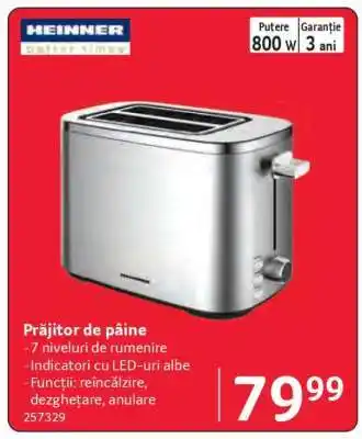 Selgros Prăjitor de pâine Ofertă