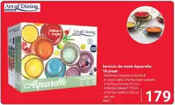 Selgros Serviciu de masă Aquarelle, 18 piese Ofertă