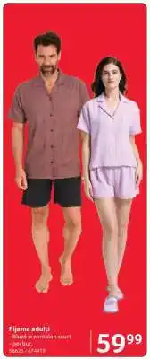 Selgros Pijama adulți Ofertă