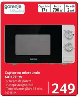 Selgros Cuptor cu microunde MO17E1W Ofertă