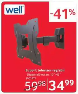 Selgros Suport televizor reglabil Ofertă