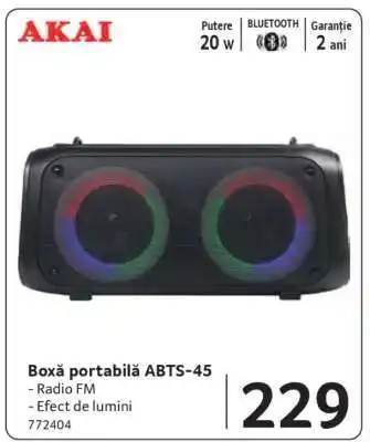 Selgros Boxă portabilă ABTS-45 Ofertă