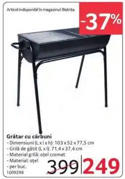 Selgros Grătar cu cărbuni Ofertă