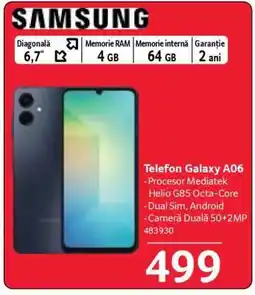 Selgros Telefon Galaxy A06 Ofertă