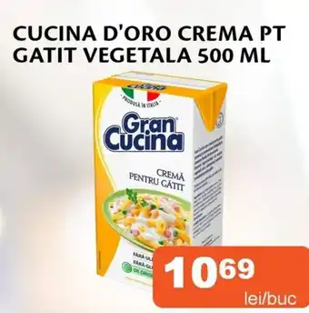 Unicarm Cucina d'oro crema pt gatit vegetala Ofertă