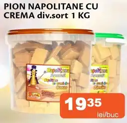 Unicarm Pion napolitane cu crema Ofertă