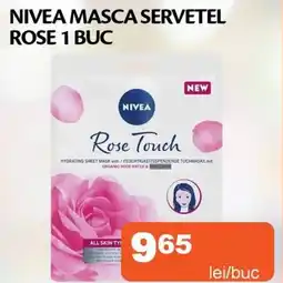 Unicarm Nivea masca servetel rose 1 buc Ofertă