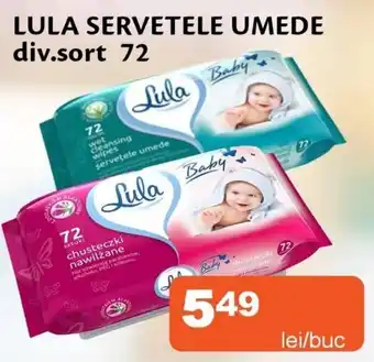 Unicarm Lula servetele umede Ofertă