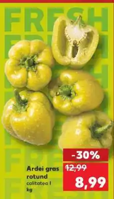 Kaufland Ardei gras rotund Ofertă