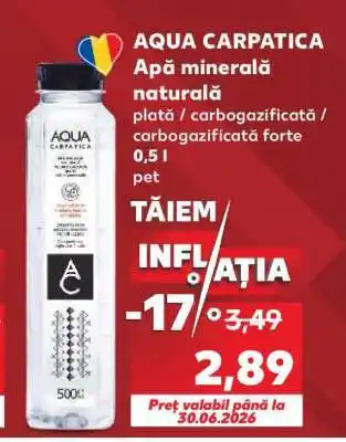 Kaufland AQUA CARPATICA Ofertă