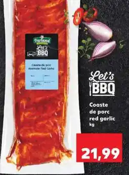 Kaufland Coaste de porc red garlic Ofertă