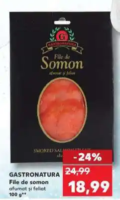Kaufland GASTRONATURA File de somon afumat şi feliat Ofertă